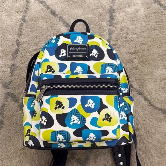 Loungefly | Bags | Loungefly Blue And Yellow Disney Backpack 